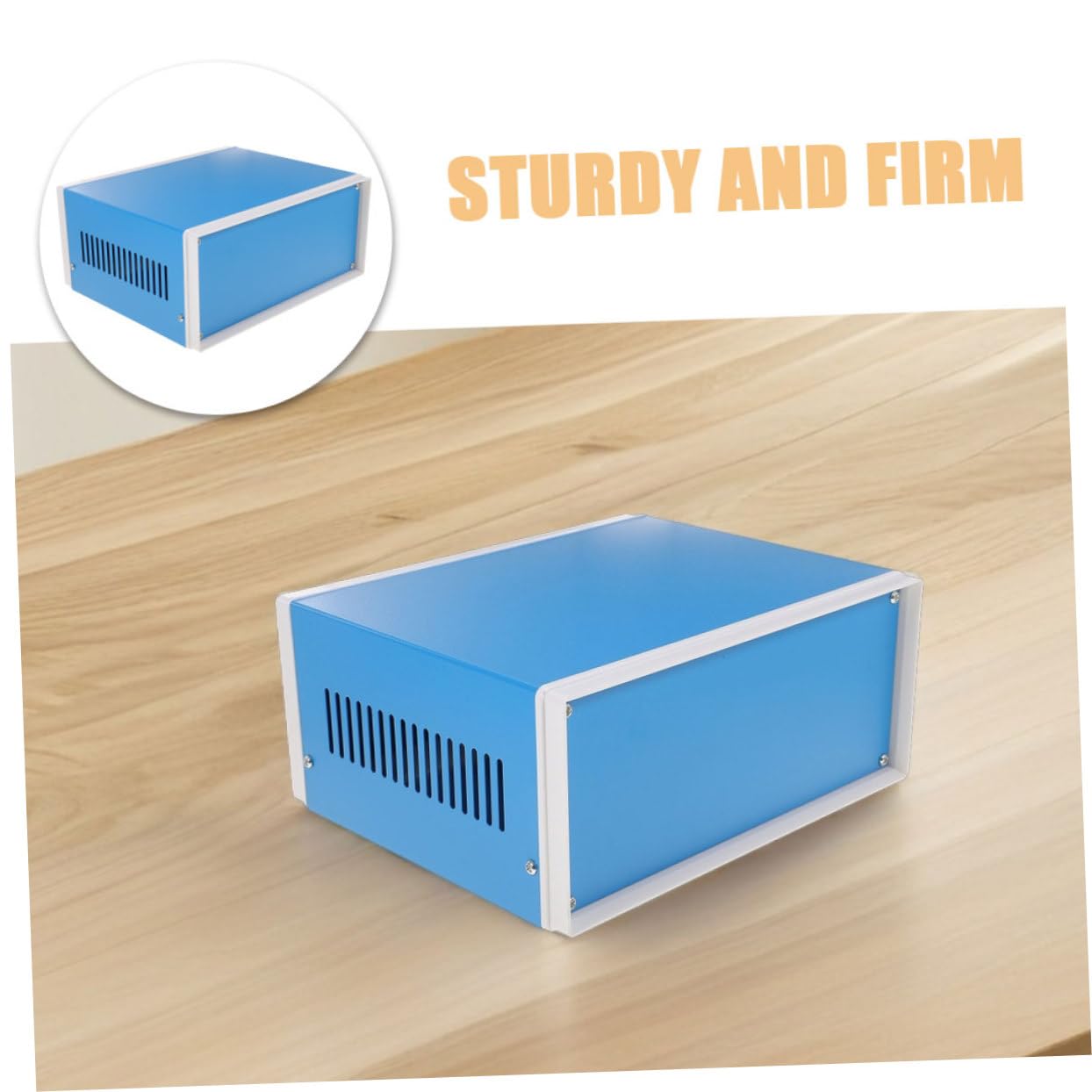 Ciieeo 2pcs Metal Junction Box Electric Box Electronic Project Enclosure Sturdy Metal Shielding for Outdoor Use