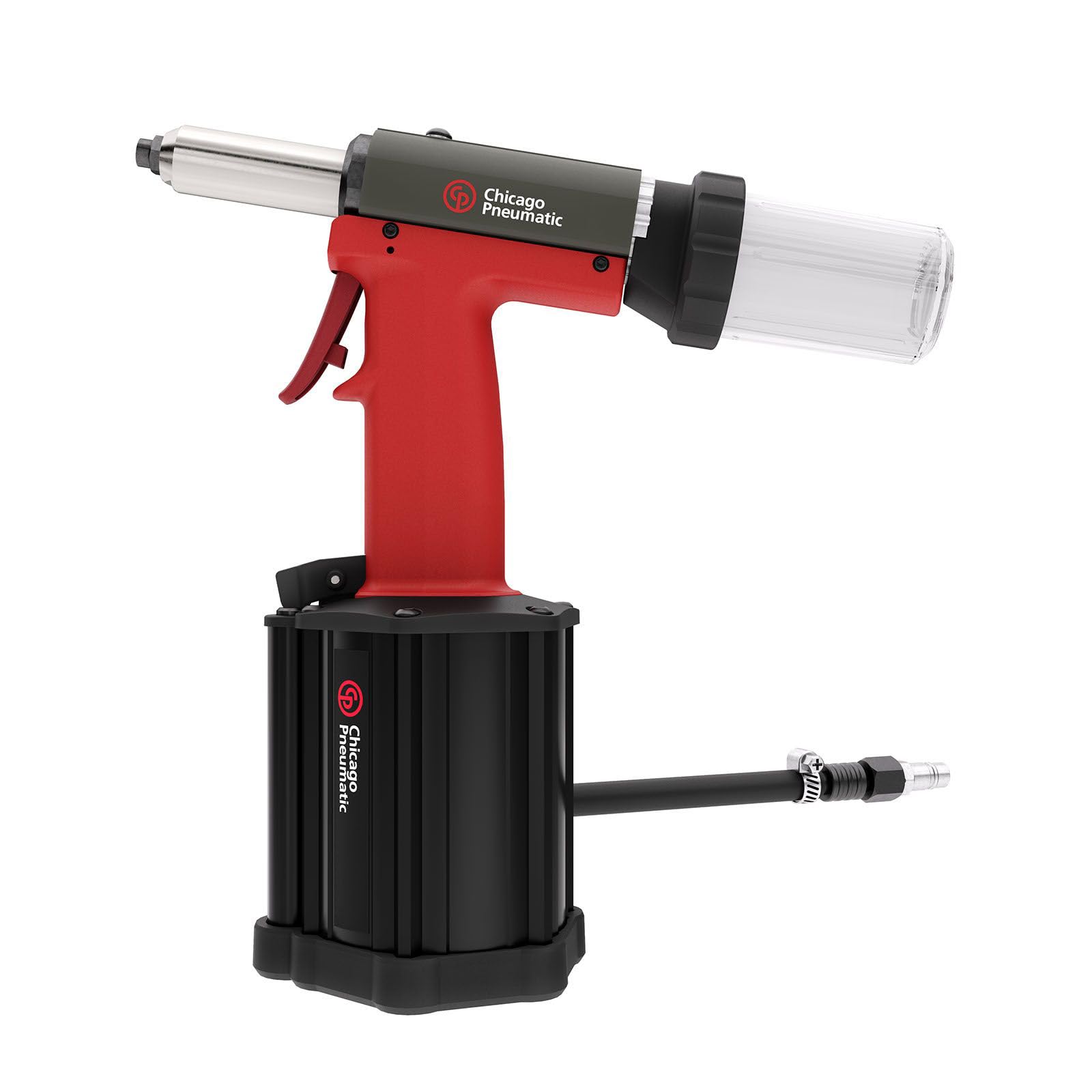 Chicago Pneumatic CP9886 - Rivettatrice pneumatica, strumenti meccanici, costruzione, miglioramento della casa, strumento pistola ad aria, tipo rivetto cieco, dimensione massima rivetto 3/16 pollici /