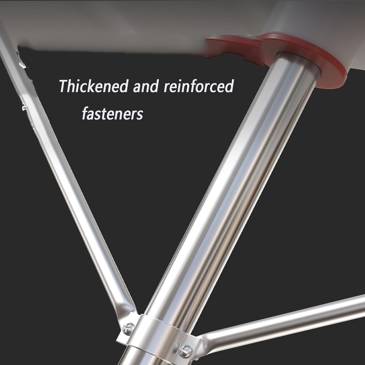 Snow Roof Rake ,200-400 cm Adjustable Aluminum Snow Removal Tool, Reinforced 3-Point Support Head, for House Roof & Carport