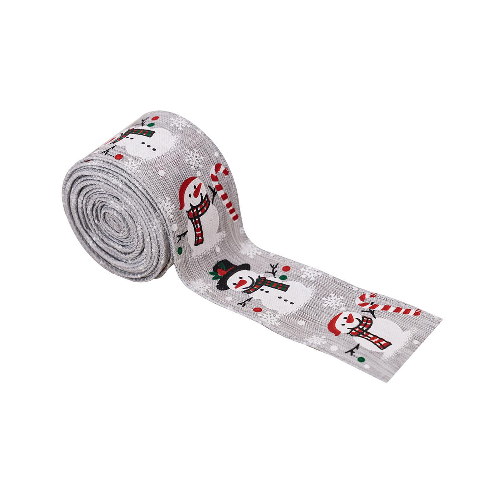 Xjdzineq Festival Snowman Ribbon Functional Decoration for Fireplaces Gifts Wreaths and Christmas Ornament Christmas Party Supplies