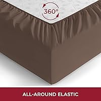 Vista 19 de Mellanni California King Fitted Sheet - Iconic Collection Bedding Sheets with up to 16 inch Deep Pocket - Soft & Cooling - Fade & Stain Resistant