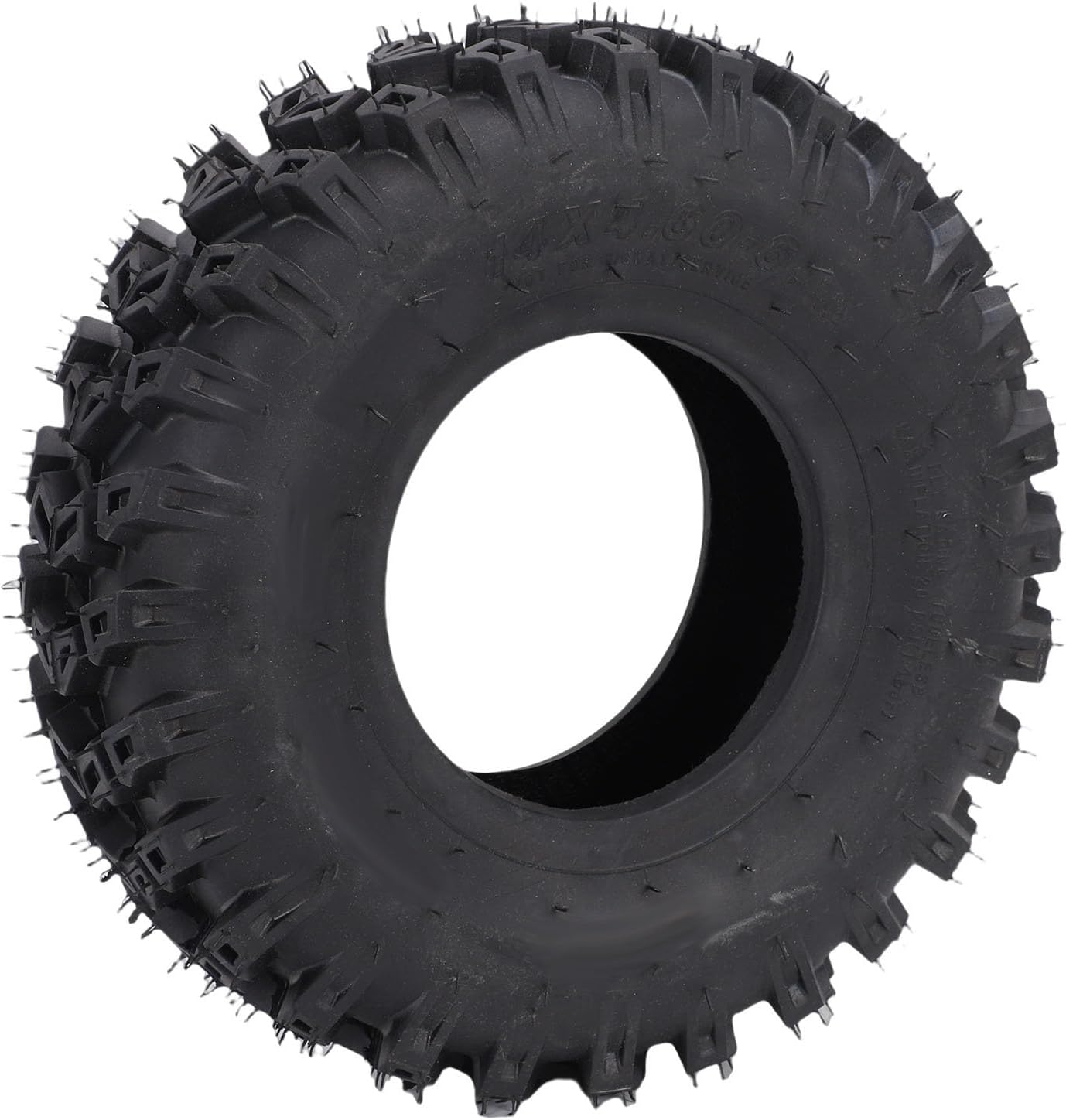 14x4.60-6 Tire Puncture Proof Rugged Ply Rubber Snow Blower Tubeless Tire for Mower Lawn Tractor