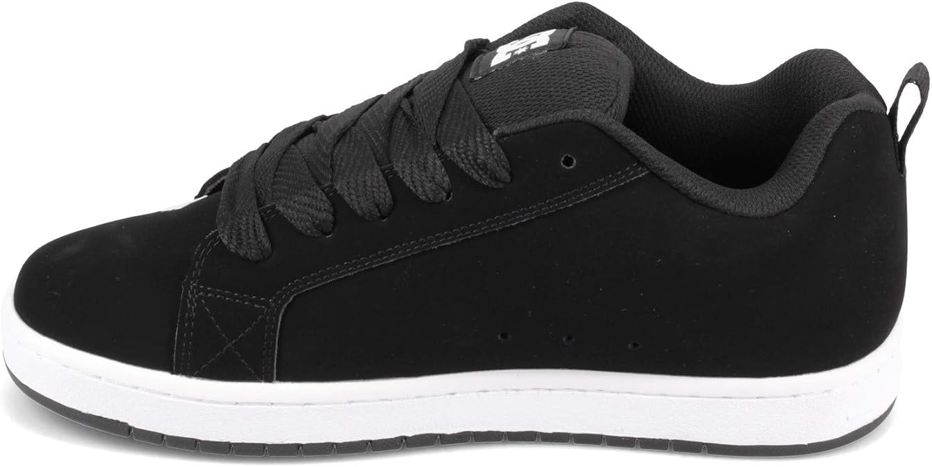 DC Men's Graffik Court Shoe, Black, 6