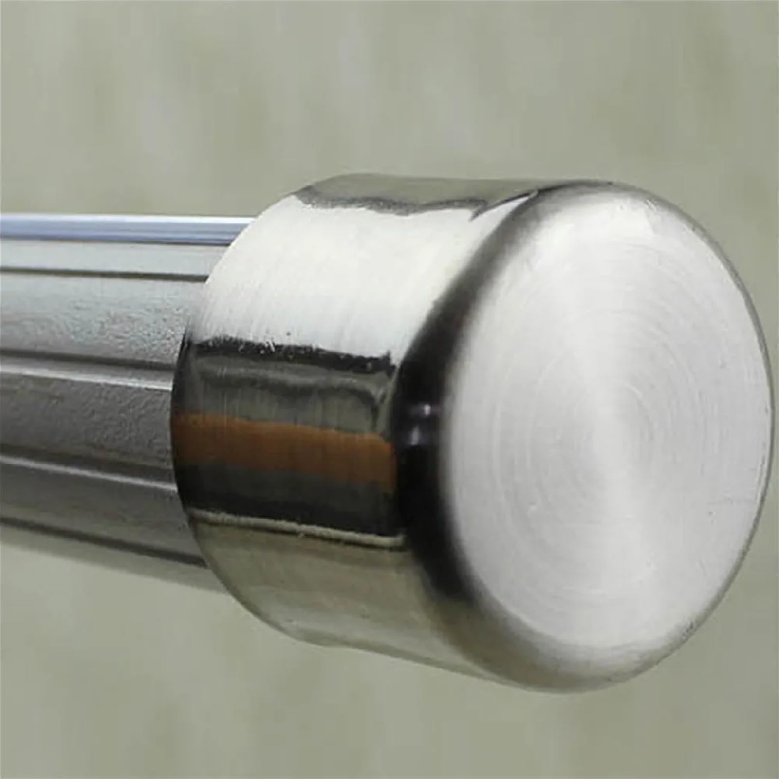 Lot de 4 embouts de tringle à rideaux en métal élégants pour tringle à rideaux - Faciles à installer et amovibles