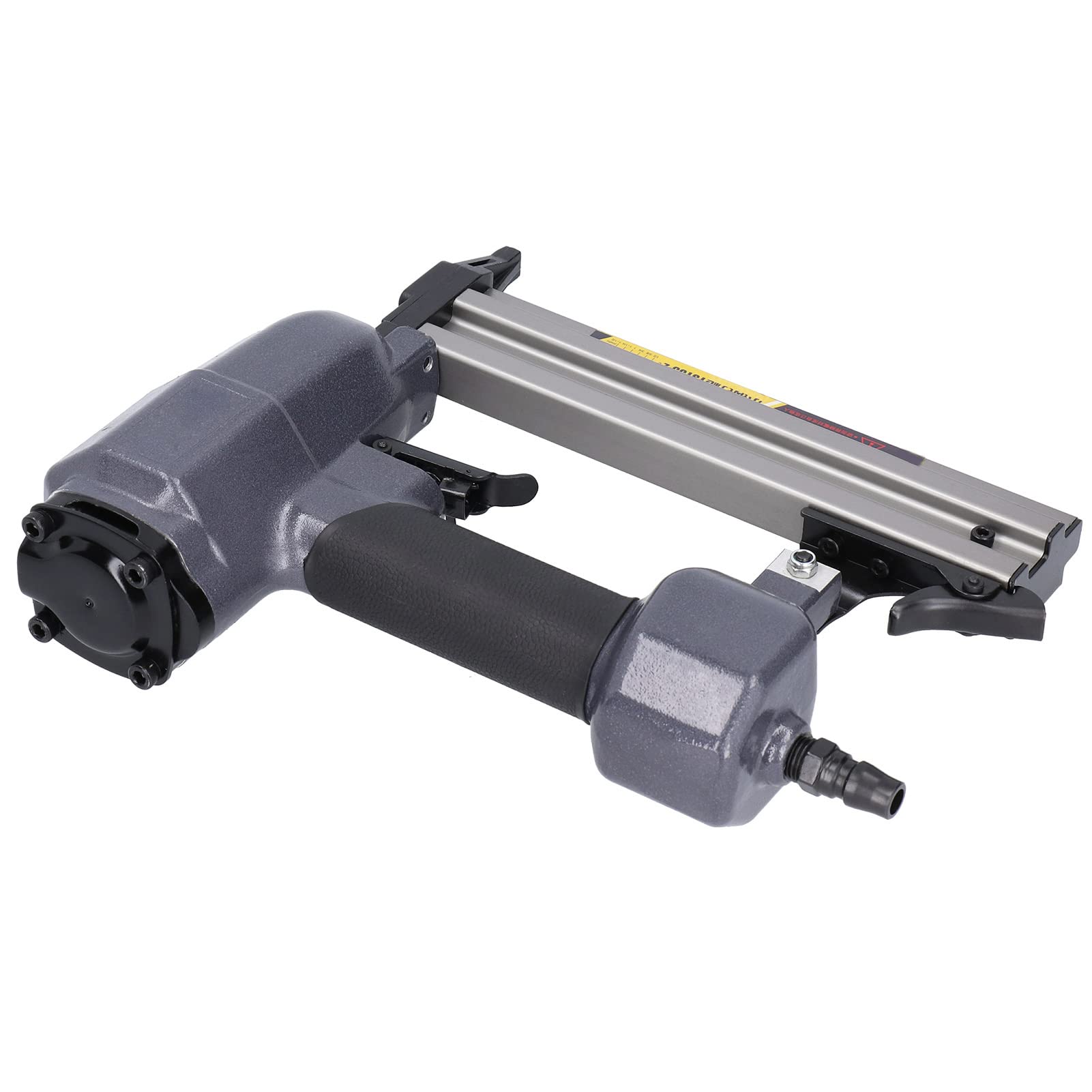 Clavadora Brad de alta resistencia, clavadora neumática de aire, pistola grapadora, herramienta profesional para trabajar la madera para decoración de mejoras del hogar, aluminio,
