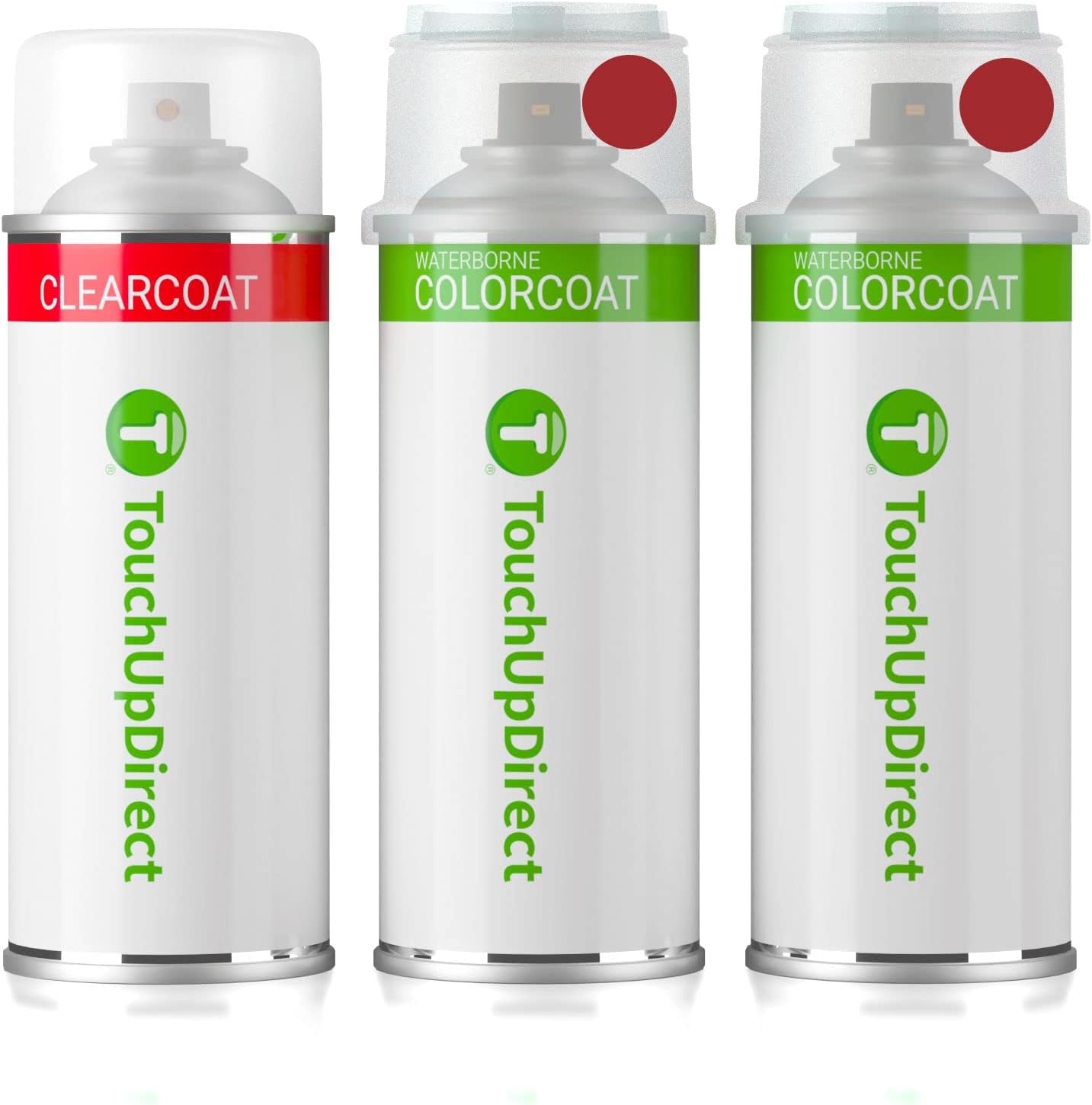 TouchUpDirect GPH/WA245F Red Mist Metallic Tricoat for Chevrolet Exact Match Touch Up Paint Aerosol - Essential Package