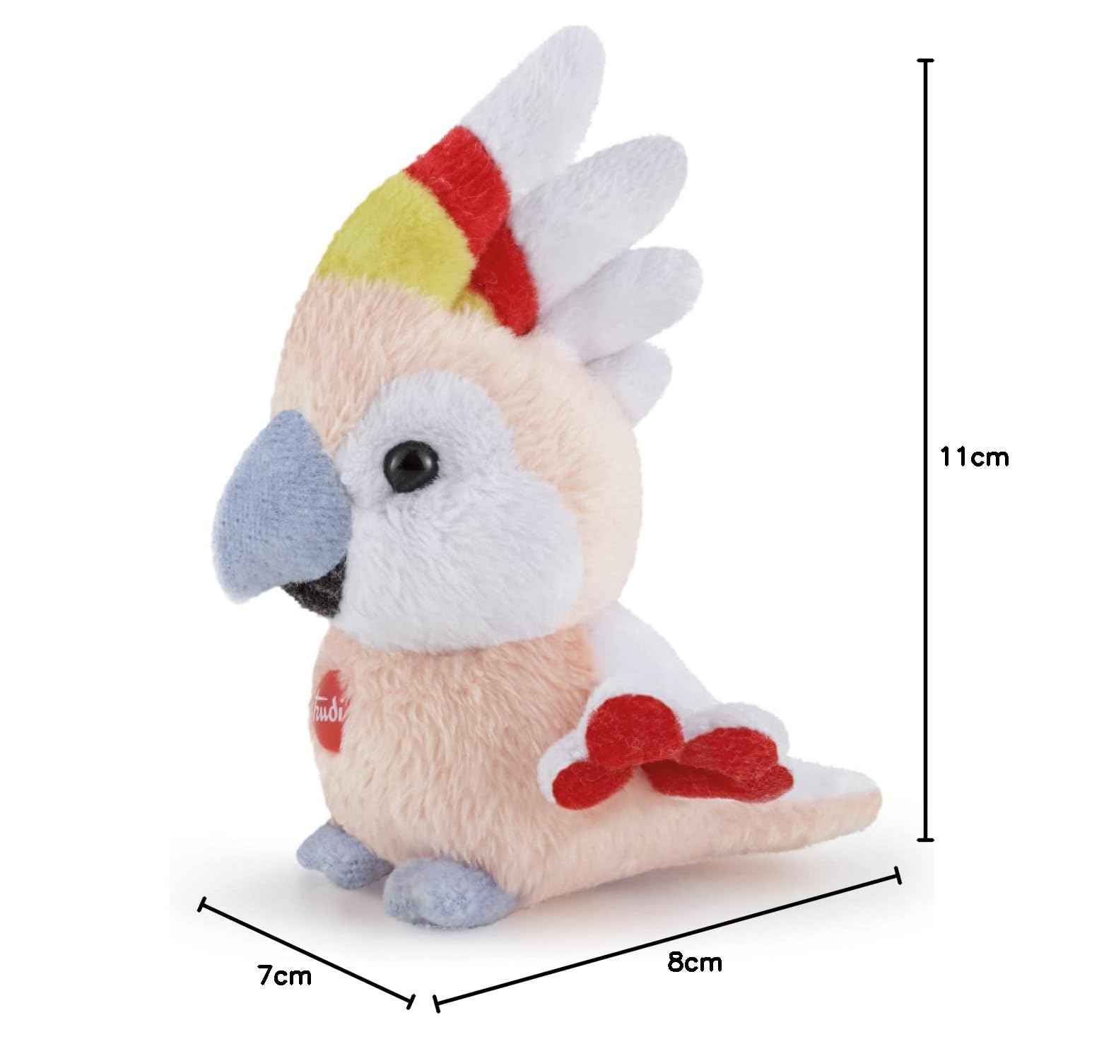 Peluche Rotondi Ganz Tossimal 3.5 Pollici, 9 Varietà (mucca, Maiale, Gatto, Cane, Papera, Rana)