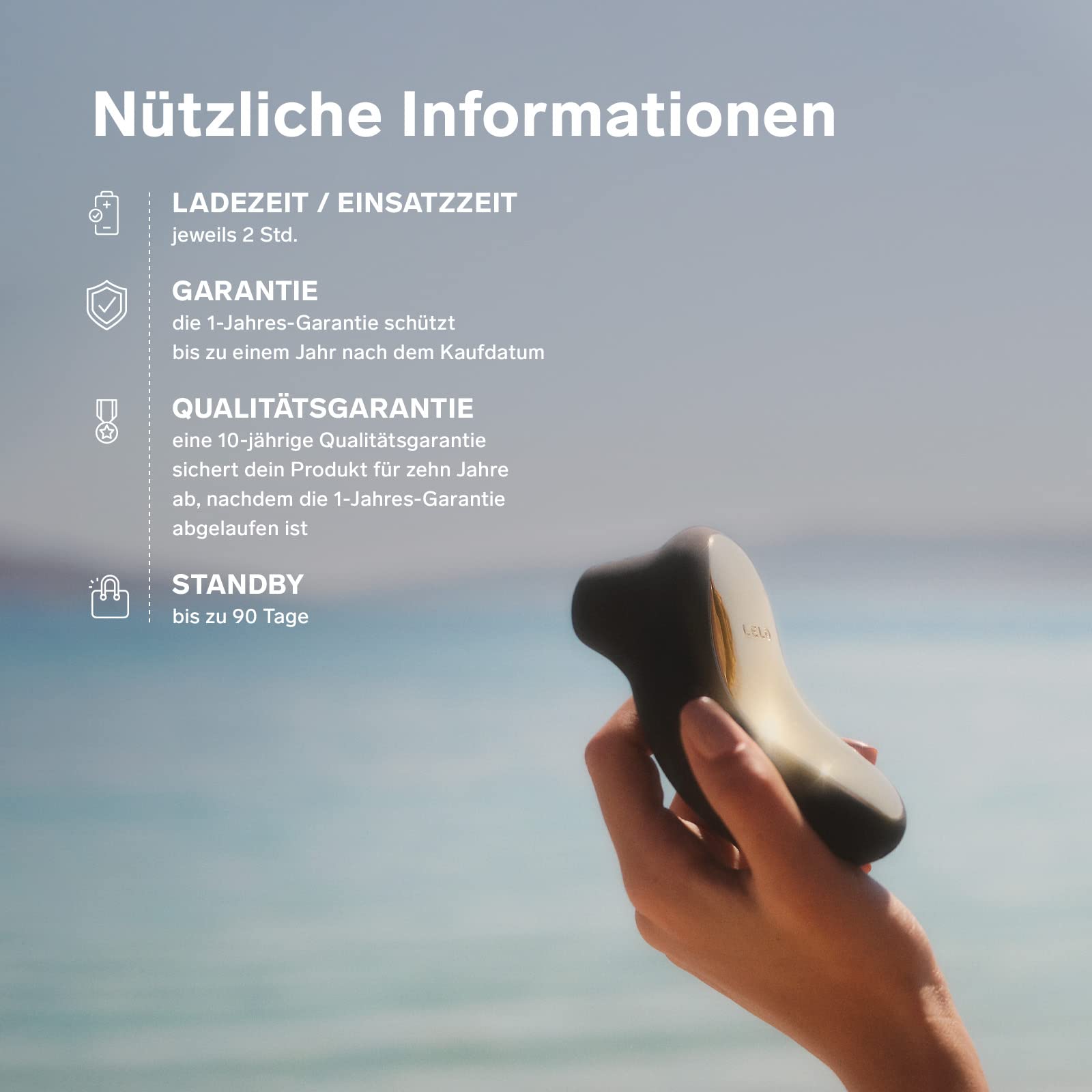 LELO SONA Cruise mit Schallwellen und Temporegulierung, Klitoris Sauger für Frauen, Druckwellenvibrator, wasserdichter Auflegevibrator, Stimulierungsspielzeug für innovative Klitorisstimulation, Black