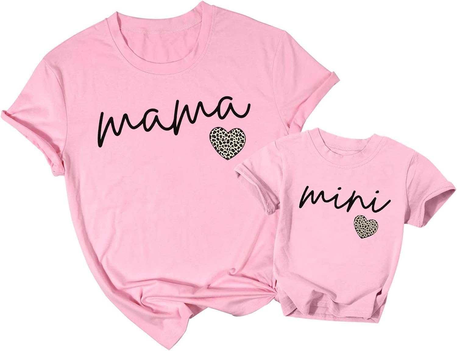 Mommy and Me Matching Shirt Outfit Mama Mini Leopard Liberia Ubuy