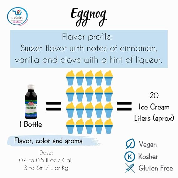 Deiman Artificial Food Flavoring Eggnog C (4 fl.oz.)
