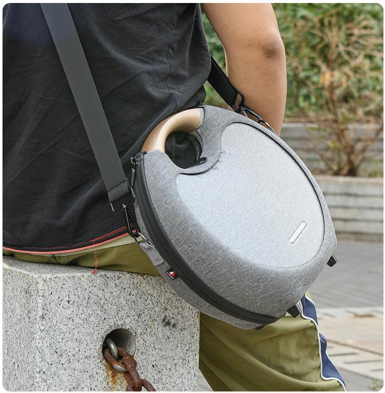 Carrying Case for Harman Kardon OS6 Speaker, Hard Travel Case Speaker Carrying Bag Cover with Adjustable Shoulder Strap (Gray)