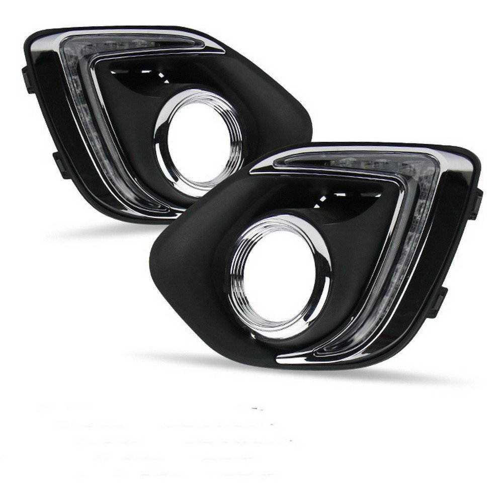 LED Luz Diurna DRL para ASX Outlander Sport 2013 2014 2015, 6000K Luz de Parachoques Frontal LED