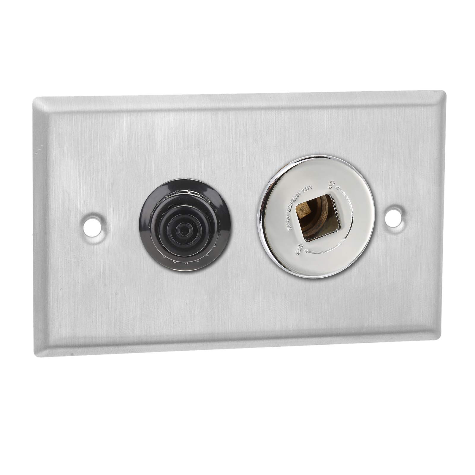 WADEO Fire Pit Igniter, Push Button Ignition Kit with 2 Outlets and