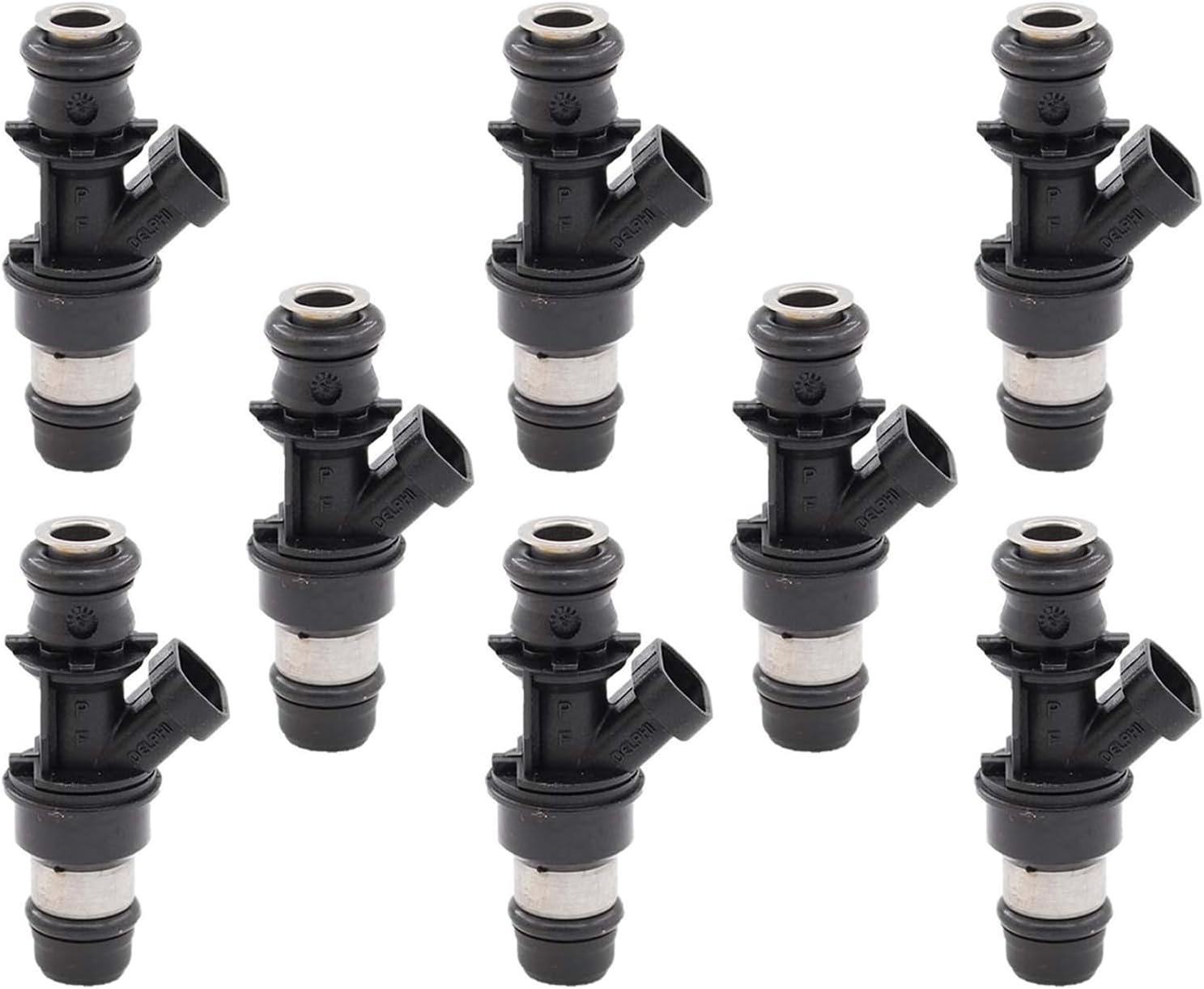 ApplianPar 8Pcs 4 Hole Flow Matched Fuel Injectors Replace 17113553 FJ10062