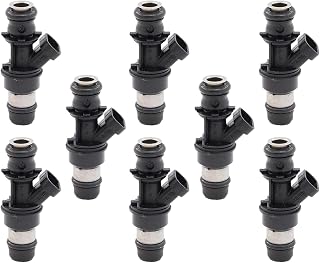 8Pcs 4 Hole Flow Matched Fuel Injectors Replace 17113553 FJ10062