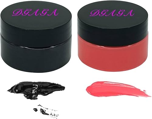 Miniatura 9 de DGAGA 8 piezas de pasta de tiza con mini espátulas, tinta de serigrafía, pintura de pasta de tiza para plantilla, plantillas de pantalla de seda