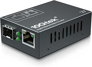10Gtek Gigabit Optical Media Converter Small SFP Slot (No Optical Transceiver)