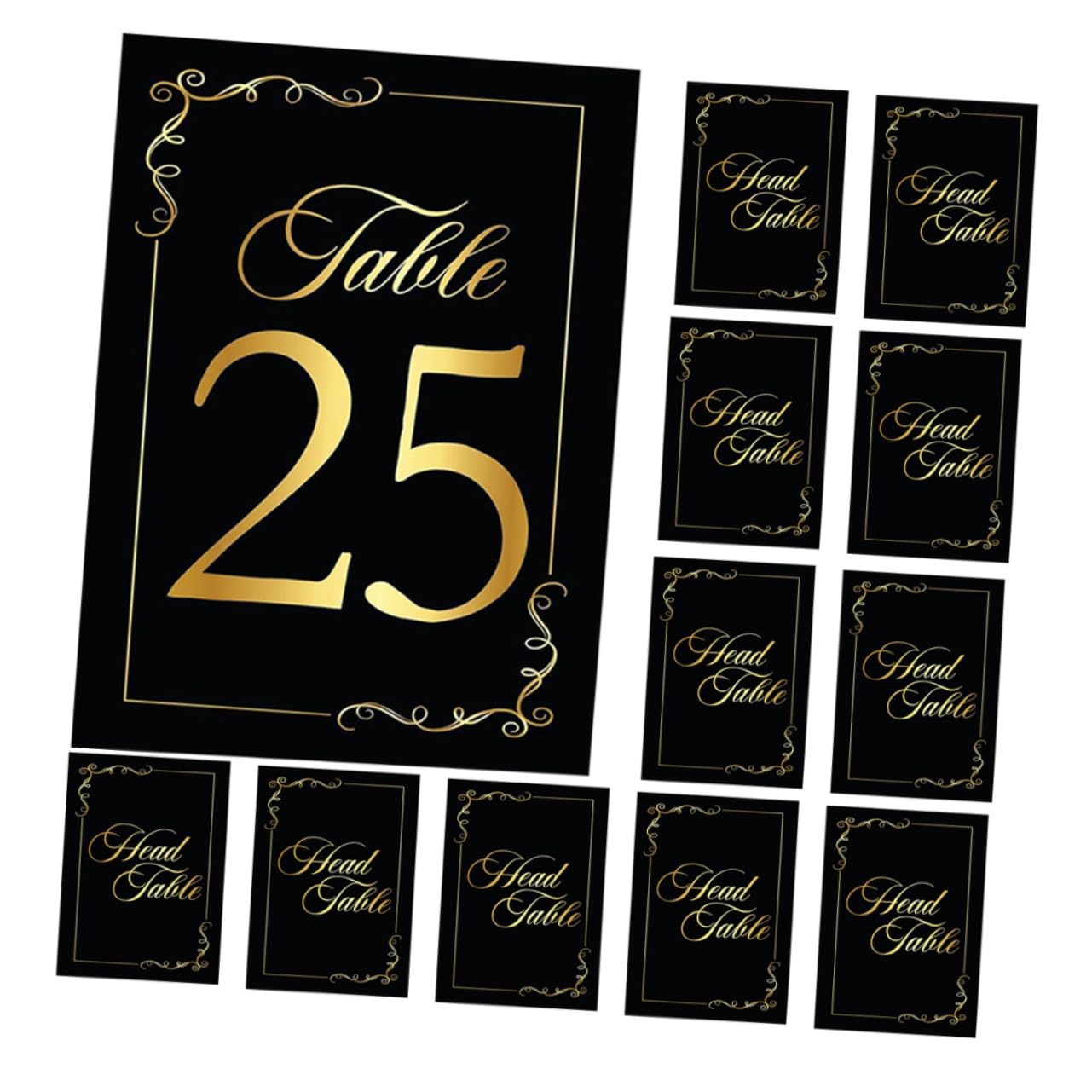 3 Sätze Hochwertige Tischkarten Für Hochzeiten Doppelseitige Platzkarten Mit Goldener Prägung Für Feiern Geburtstage Strapazierfähigem Papiermaterial 30 Stück * 3
