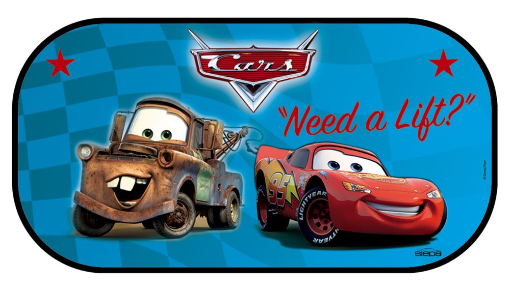 Disney 32601 1 Tendina Posteriore, 90 x 50 cm, Modello Cars