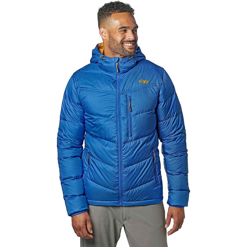 outdoor research transcendent hooded down jacket