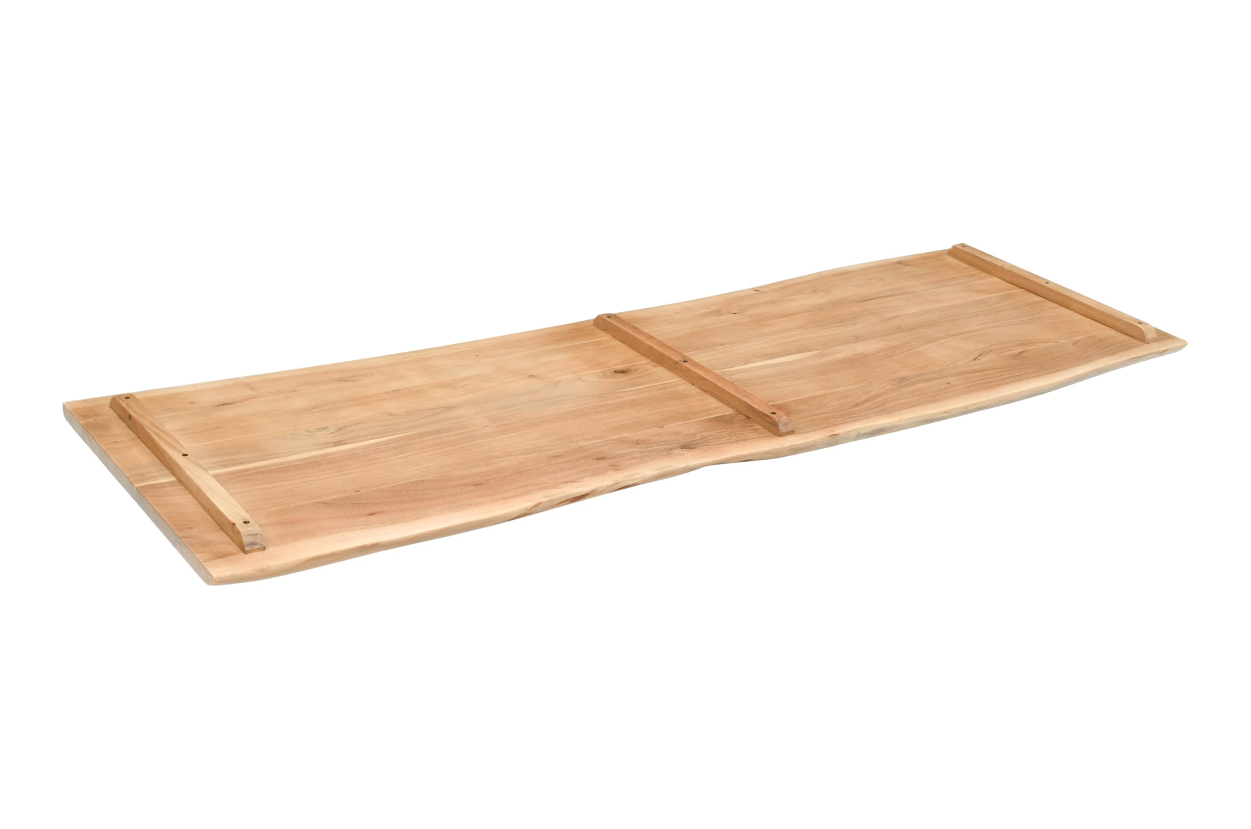 SAM Holzplatte Tonia 140x40 cm Akazie Eiche Baumkante Tischplatte