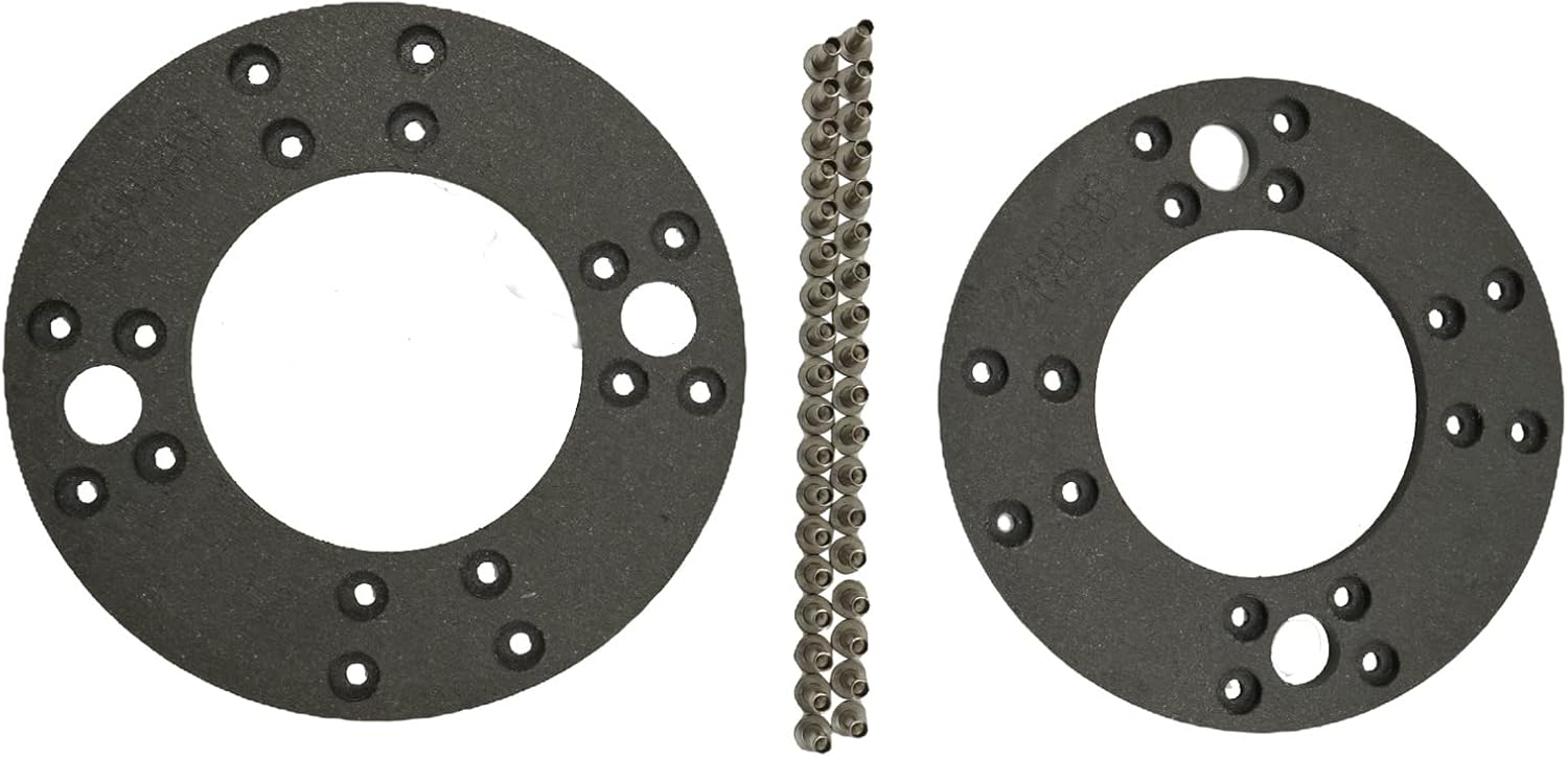 JZGRDN Brake Lining Kit 135575A1 249019A1 1702-2028 1995295C1 A44720 Compatible with Case 580CK 580D 585D 585C 584C 586 430 470 480 480B 480C 480CK 480D 530 570 580B 580C