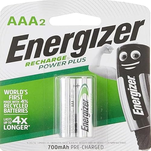 Energizer 700mAh AAA Rechargable Battery 2-Piece Set