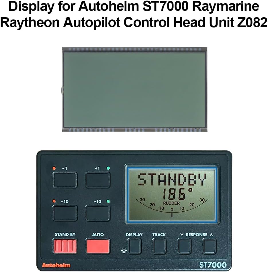 Display Replacement for Autohelm ST7000 Raymarine Raytheon Autopilot Control Head Unit Z082