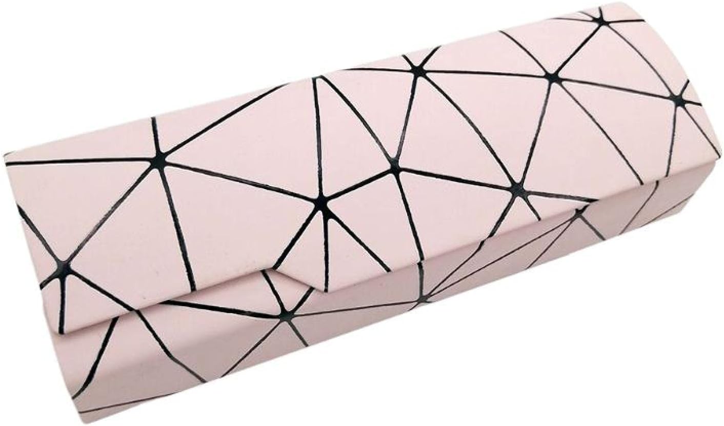 光学式老眼鏡ボックスユニセックスファッションメンズおよびレディースメガネボックス保護ボックスサングラスアクセサリーピンク 定番スタイル