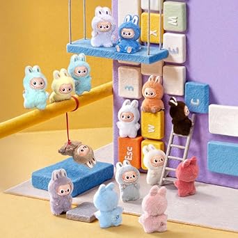 PIN FOR LOVE ぬいぐるみキーホルダー [M] **9月12日発送 POPMART PIN FOR LOVE ぬいぐるみ ラブブ イニシャル v - メルカリ