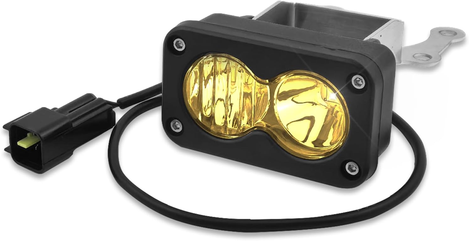 Headlight Kit with Mount Bracket Compatible for Talaria Sting R MX4, Yellow 6000-6500K Spot Floodlight dirt bike headlight kit (Yellow Light)