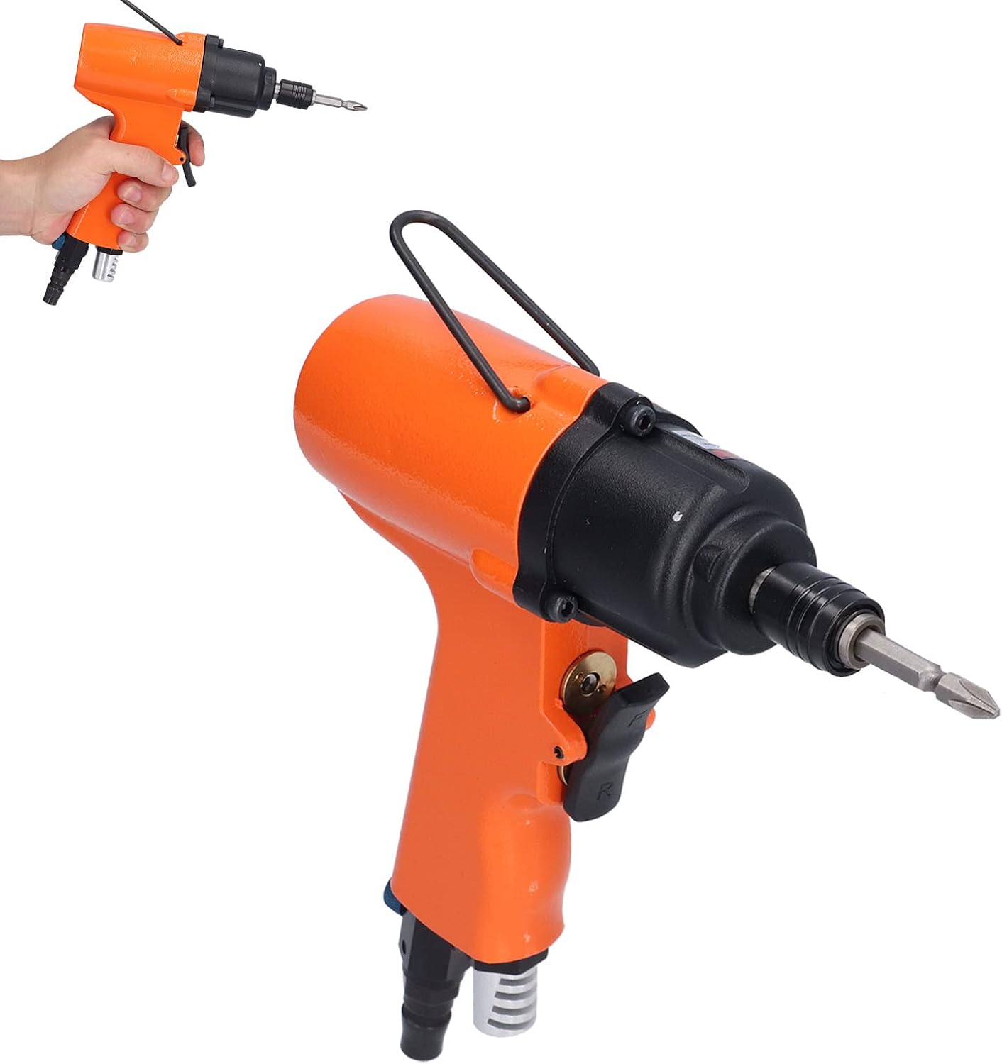 Pneumatic Screwdriver Industrial Grade Powerful Type Pneumatic Drill Air Screwdriver Air Powered Screwdriver Screw Guns