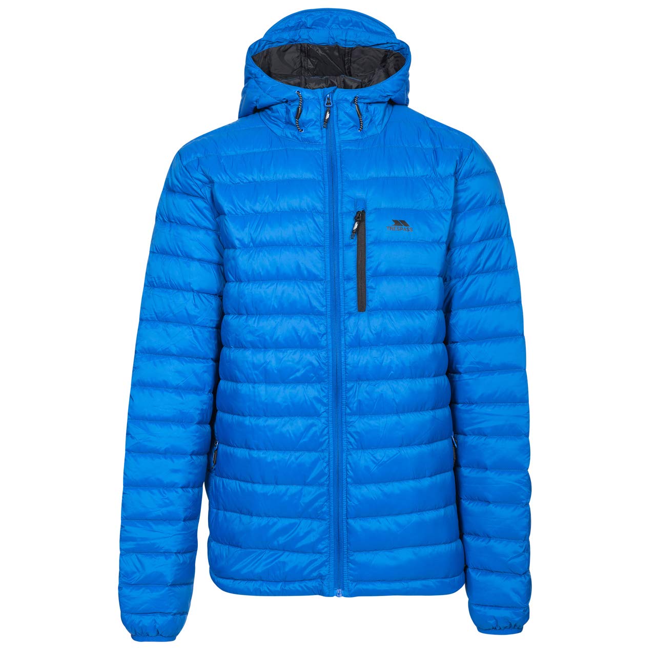 Trespass Digby Men's Blue Down Jacket Packaway Lightweight Padded Showerproof Coat (M, )