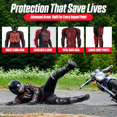 Hive Moto Motorcycle Body Armour Suit Motocross Body Protect