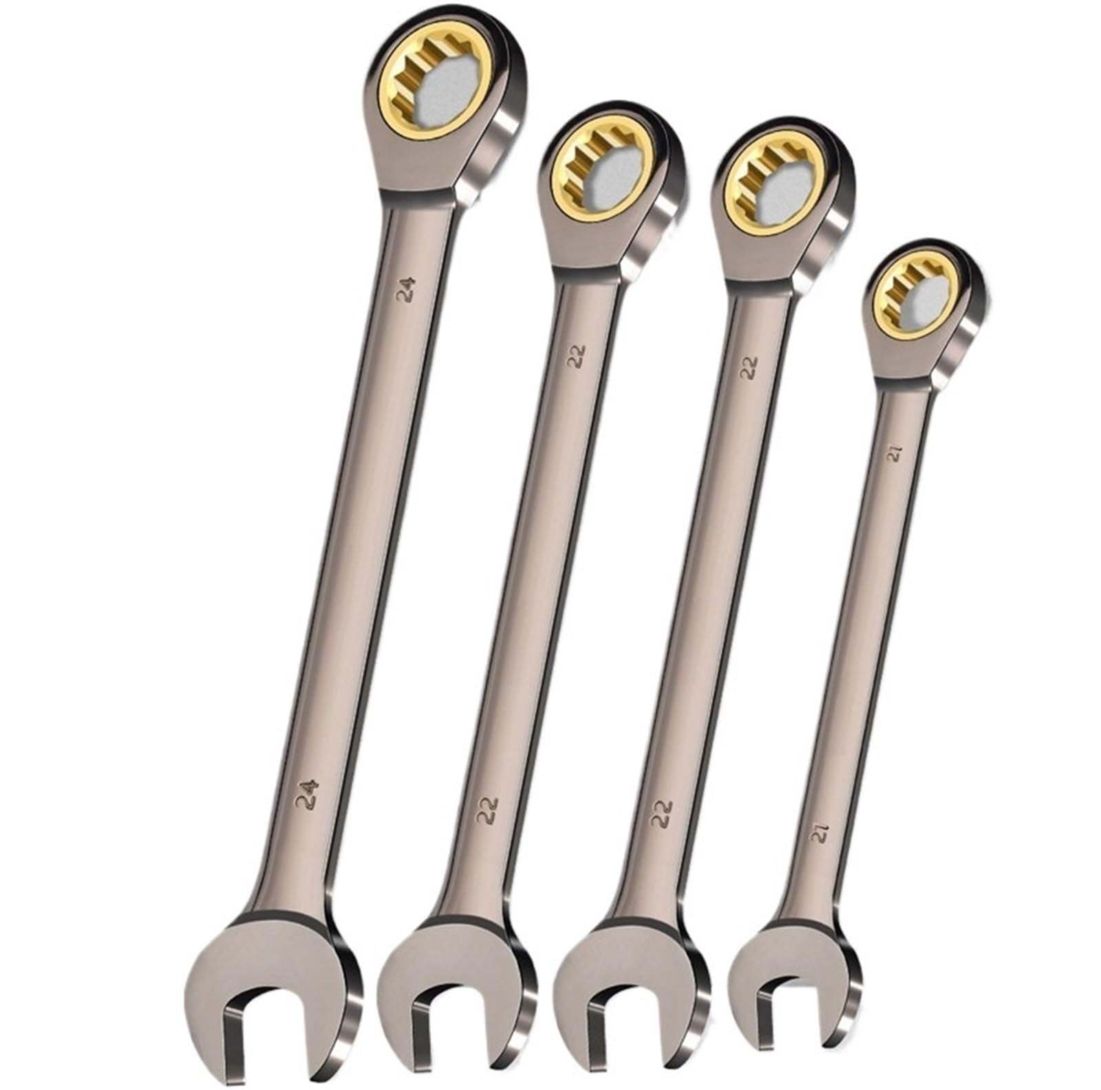 ZGUOUZANTYE Ratcheting Wrench Set, 1pcs Ratchet Combination Metric Wrench Multitool Key Spanners Set of Tools Universal Tool Car Repair(21mm)