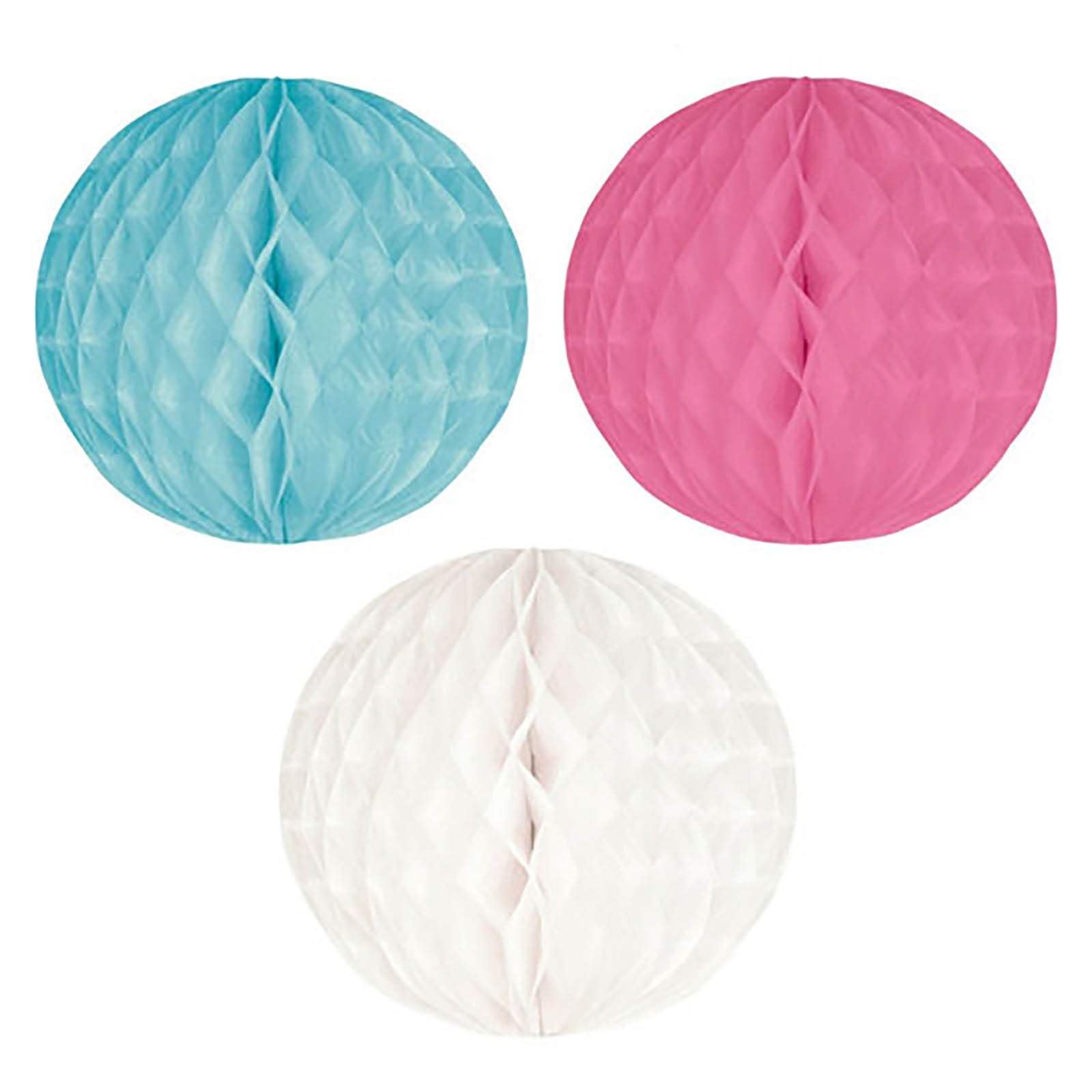 amscanEurope Party Centre Honeycomb Ball Assorted 3 Pieces