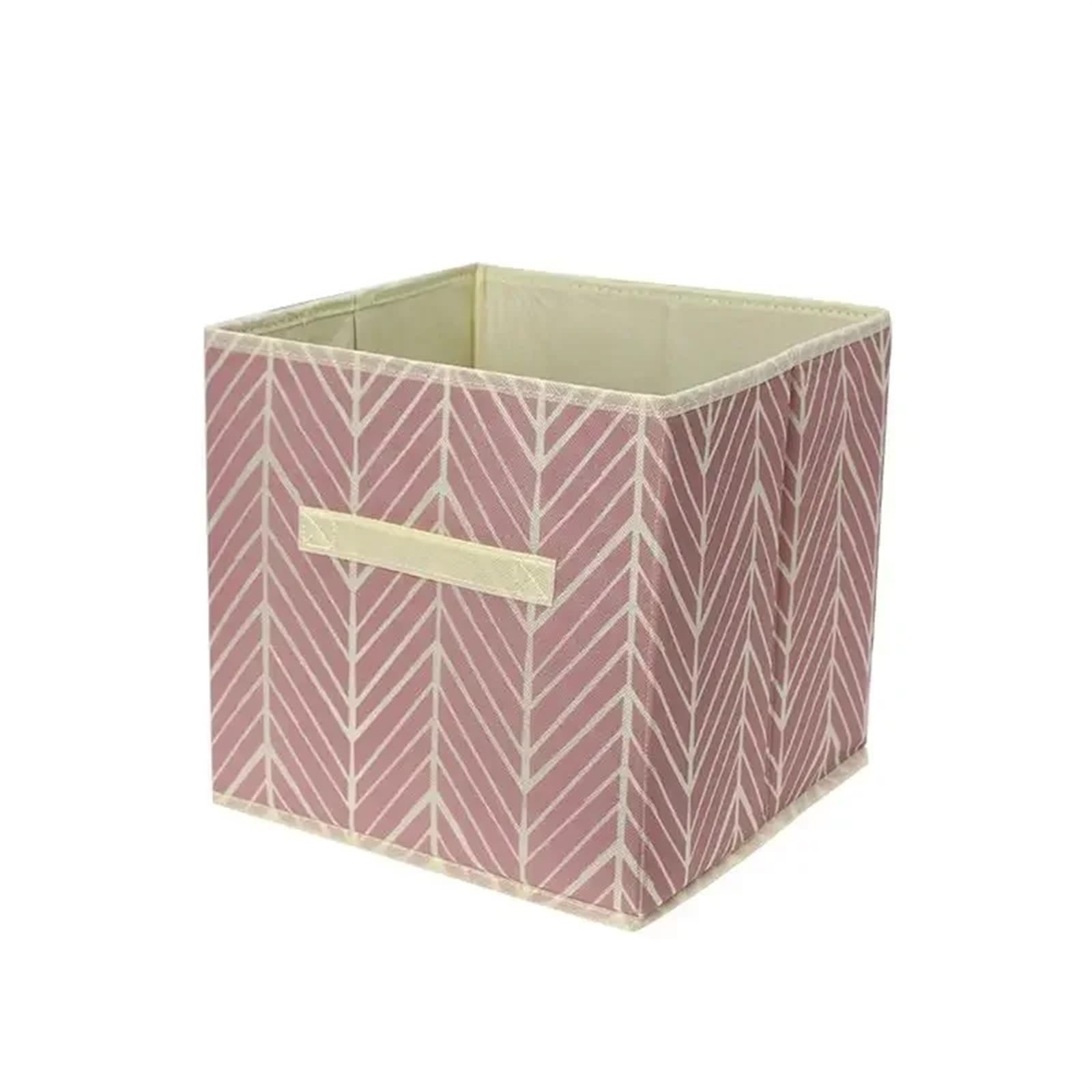 CGUOHU 1pc Minimalist Storage Box Clothing And Miscellaneous, For Playroom, Closet, Home For Wardrobe Storage(Pink,37 * 37 * 37cm)