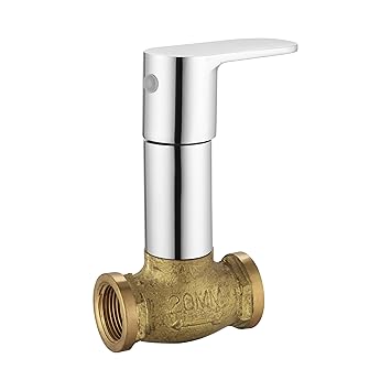 Ruhe Demure Brass Concealed Stop Cock 20 mm (Chrome Finish )