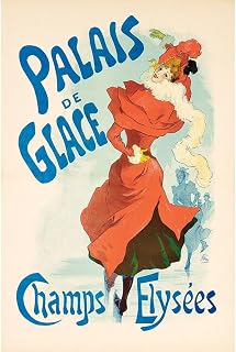 ArtDirect Palais de Glace Champs Elysees Unframed Art Print Giclee Poster by Public Domain - Ready for Framing with Customization Sizes 7x10, 9x14, 13x20, 24x36, 32x48, and 40x60 Inches