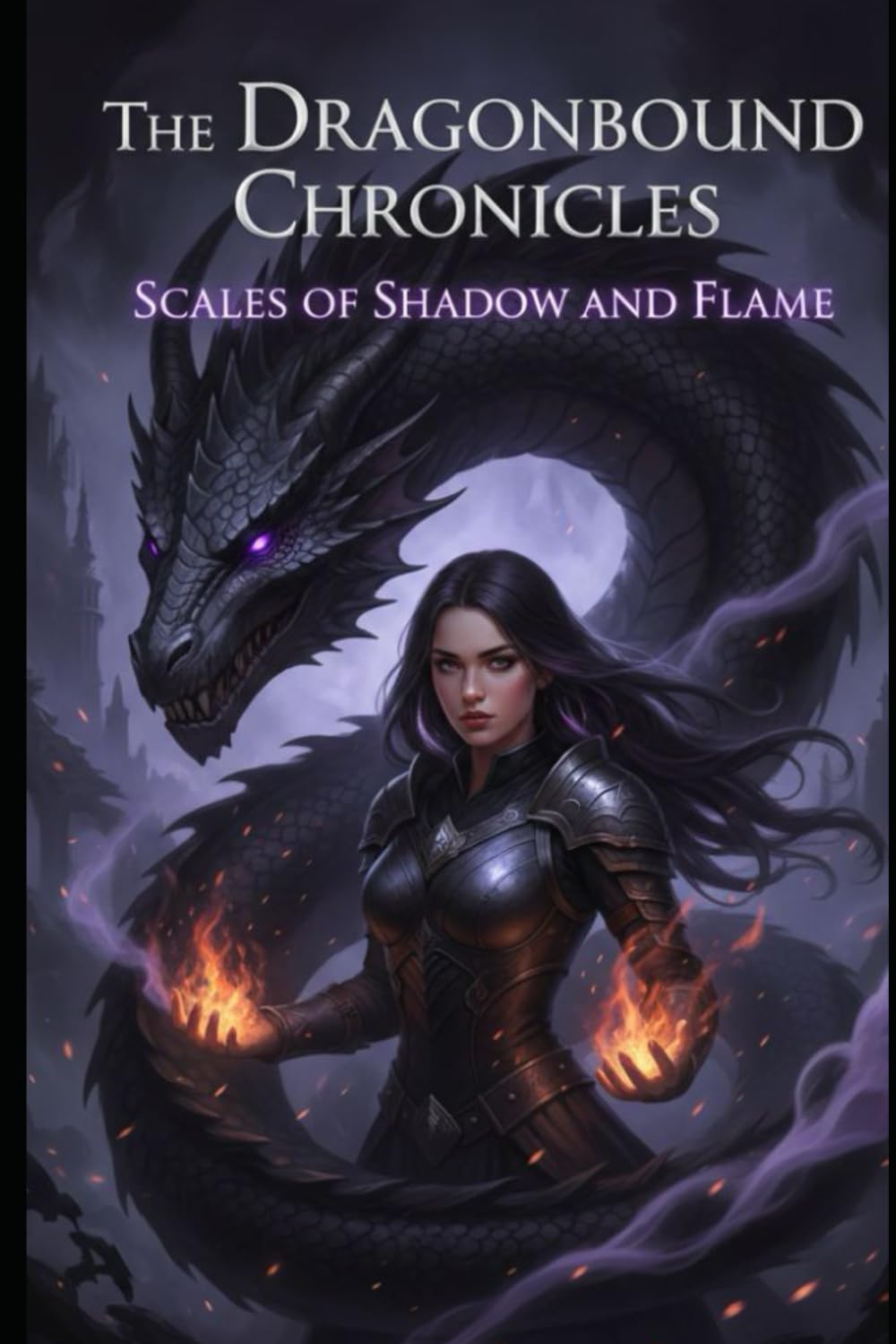 The Dragonbound Chronicles ; Scales of Shadow and Flame: An Epic Dragon Shifter Romance of Forbidden Magic, Ancient Bonds, and Fire-Born Destiny