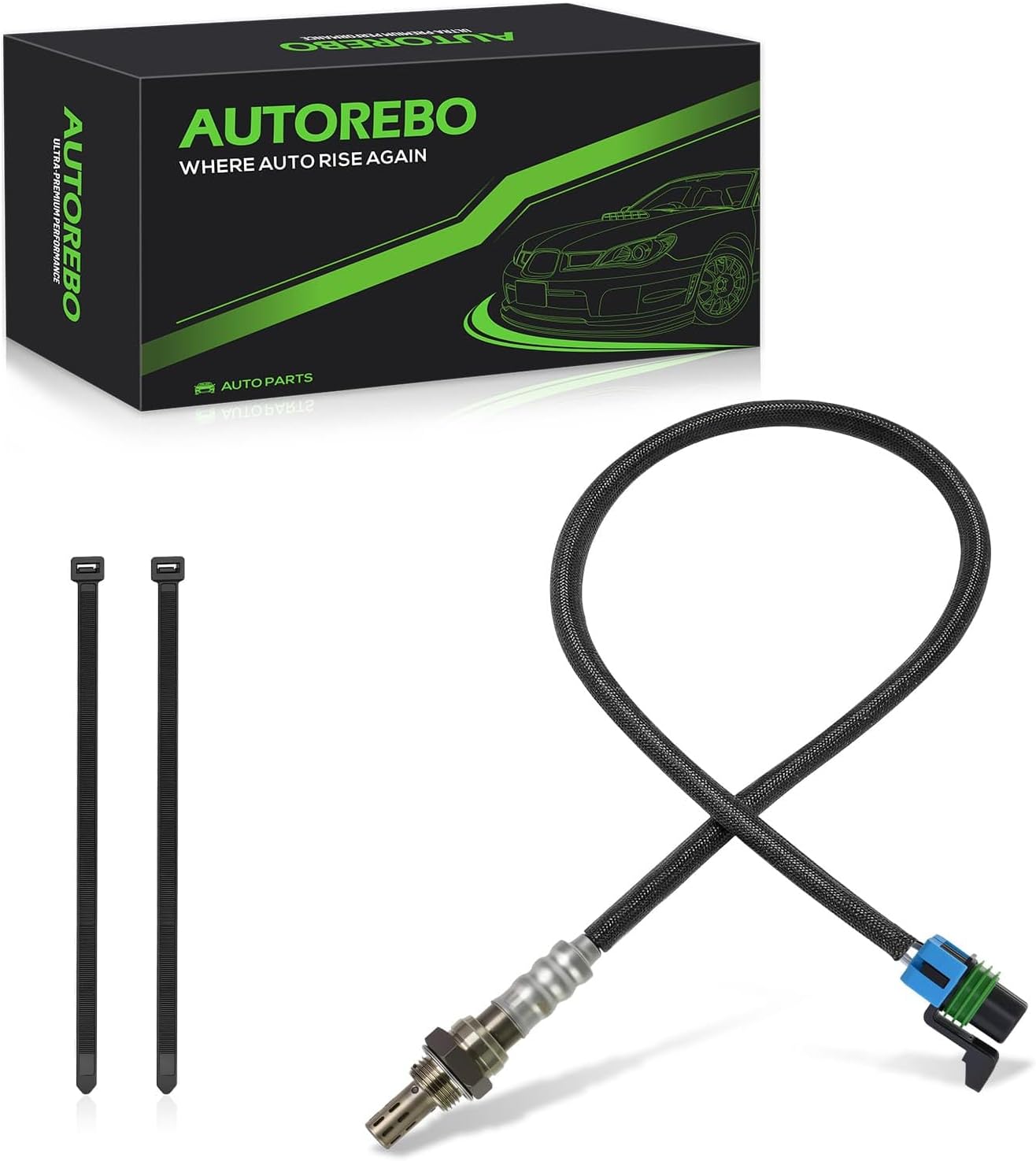 O2 Oxygen Sensor Upstream Right Compatible with Nissan Frontier 2004 V6 3.3L Pickup, Xterra 2004 V6 3.3L Sport Utility # 250-23156 234-3006 18001 24804 25023156 2343006 22690EK800