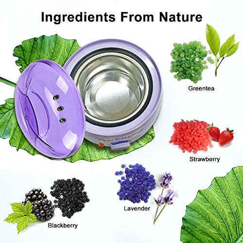 Wax Warmer, Portable Electric Hair Removal Kit for Facial &Bikini Area& Armpit- Melting Pot Hot Wax Heater Accessories Total Body Waxing Spa or Self-waxing Spa in Home for Girls & Women & Men - Thumbnail 2