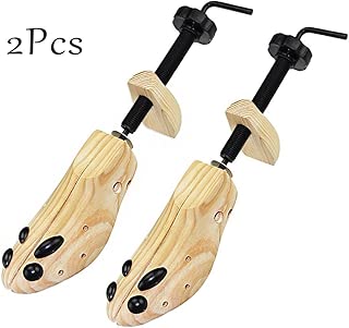 Zamango 2-Way Cedar Trees Wooden Shoe Stretcher Shaper for Woman's 8-9.5 Man's Size 6.5-8 Stretches Length & Width(Medium), Wood - coolthings.us