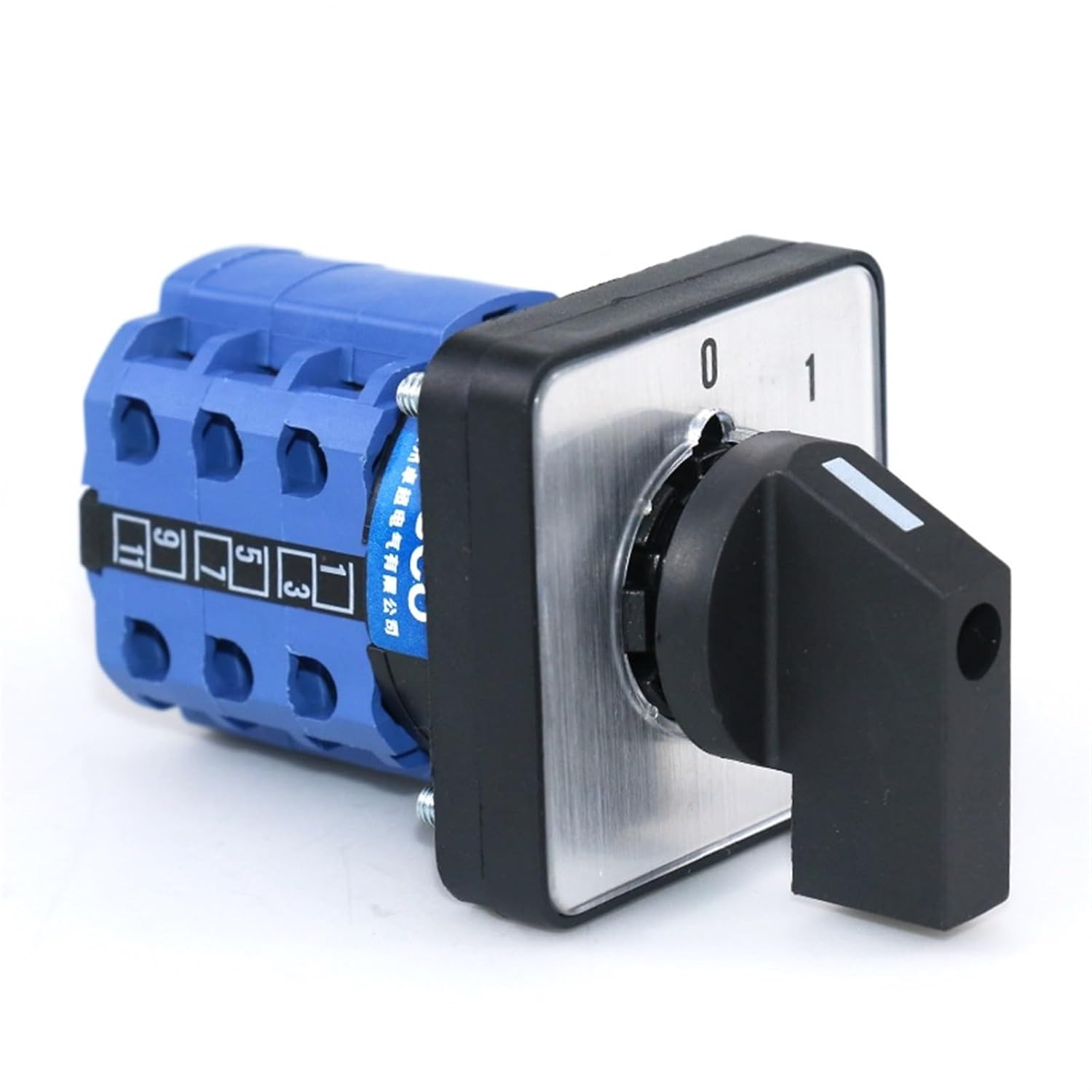 SZW26/LW26-20/C06.3 20A Three Pole ON Off Two Position 64X64 48X48 Mm Panel Selector Electric Rotary Cam Universal Switch(C06.3 0 1 48X48mm)
