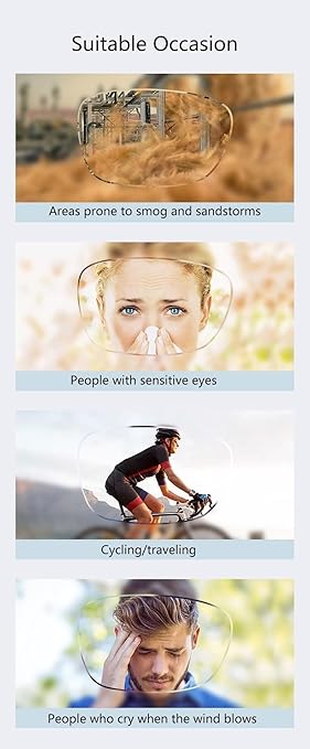 Gafas Protectoras TAIOYHD Con Cámara De Humedad Para Adultos - TR90 Mejorado, Anti Luz Azul, Antivaho, Sellado Total Contra Polvo Y Polen | Ideal Para Oficina Y Exteriores