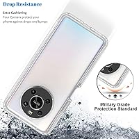 Vista 7 de Funda para Honor X9 (4G/5G)/Honor X30/Honor Magic4 Lite con protector de pantalla de vidrio templado, carcasa protectora de cuerpo completo