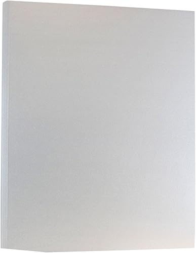 Miniatura 1 de JAM PAPER Papel metálico de 32 libras, 120 GSM, 8.5 x 11 pulgadas, plateado metálico Stardream, 100 hojaspaquete