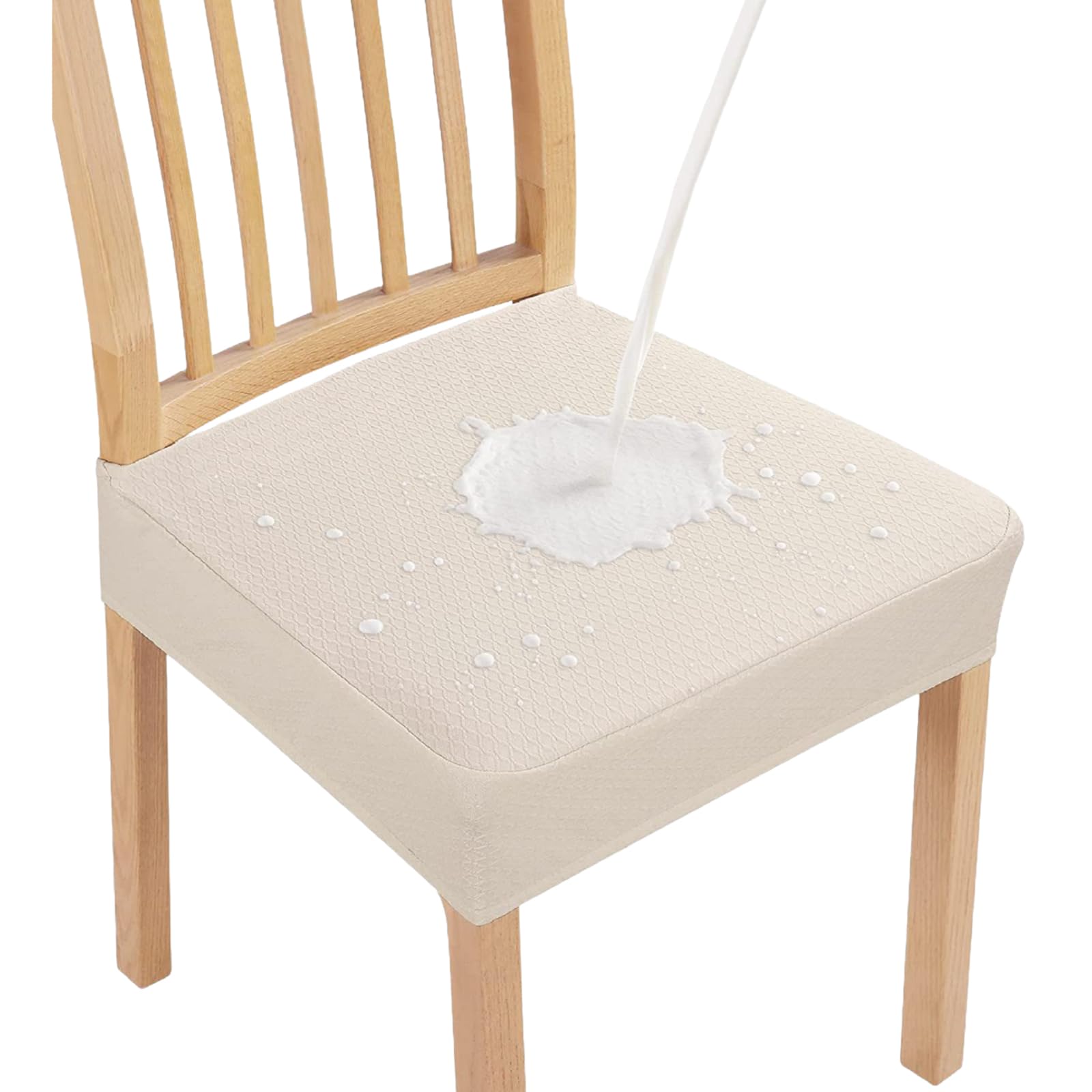 Housses de chaise de cuisine extensibles pour repas de famille sereins