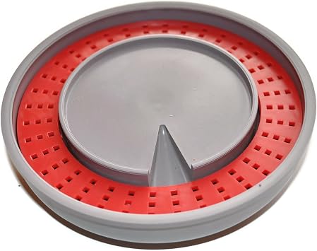 ZAVHOZ Bees Feeding Bowl Bee Feeder Hive Water Drinker Sugar Syrup Drinking Dispenser Tool Plastic Mesh Dish Beehive Apiary Accessory Beekeeping Honey Production Gray