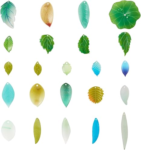 Miniatura 8 de Cuentas de acrílico transparente esmeriladas en forma de flor, Plástico, Sin gemas.